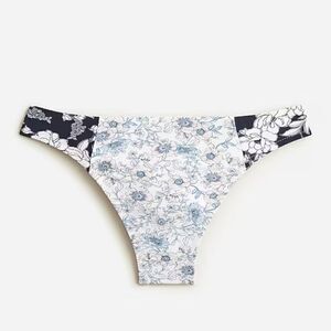 New J.Crew High-Rise Cheeky Bikini Bottom in Mixed Magnolia Floral Size Medium